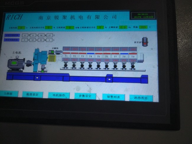 擠出機改造——數據集成系統改造